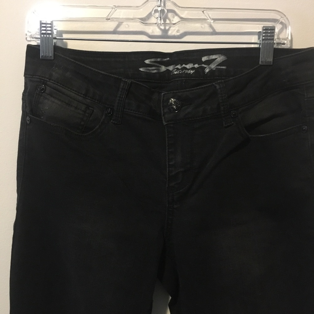 Seven7 Black Legging Jeans - Picture 10 of 16
